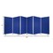 Homeroots Blue Metal 6 Panel Screen212 x 1 x 71 in. 370384 - alternate 2